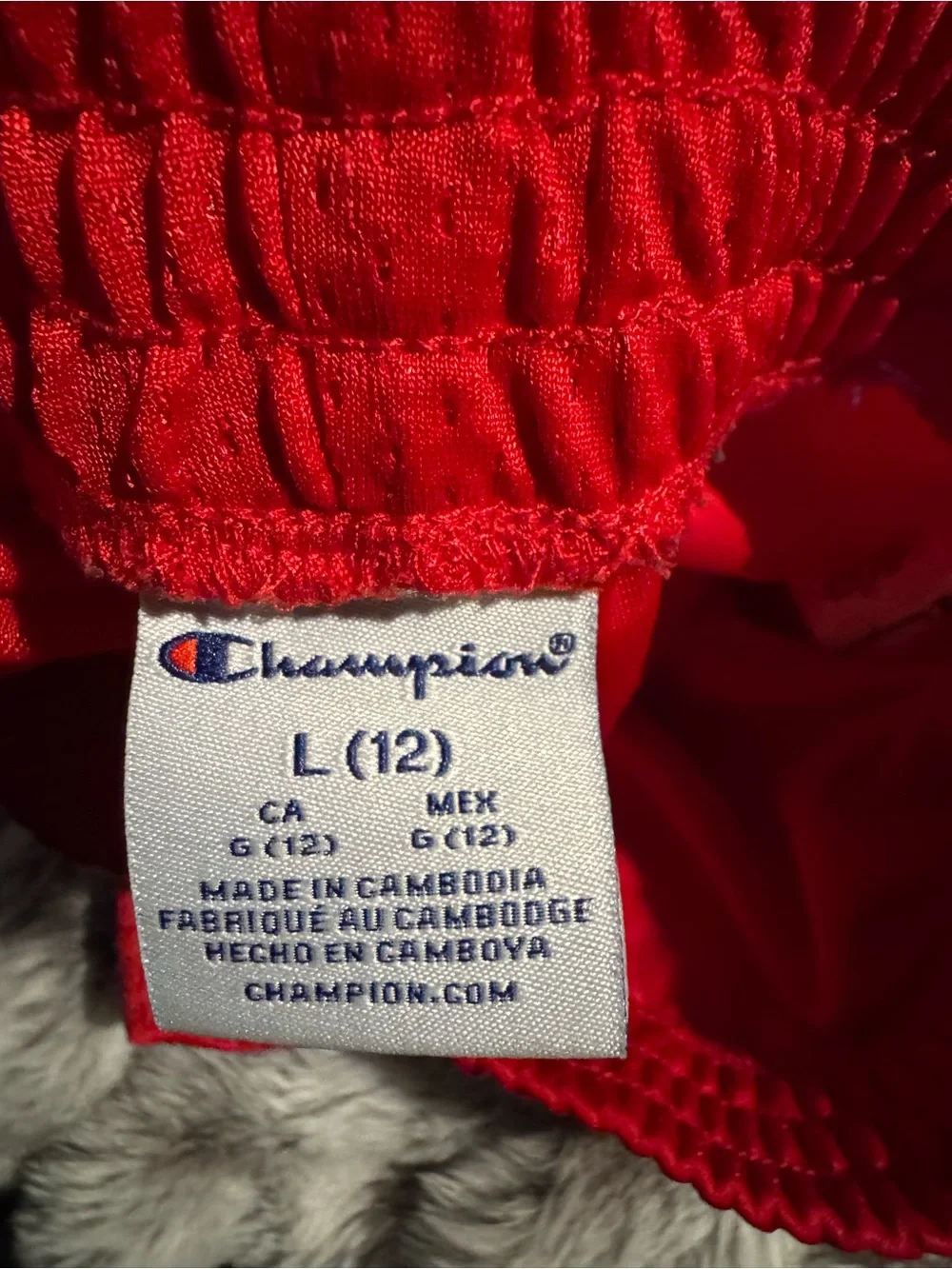 Champion Black Tee with Red Shorts Kids Matching Set